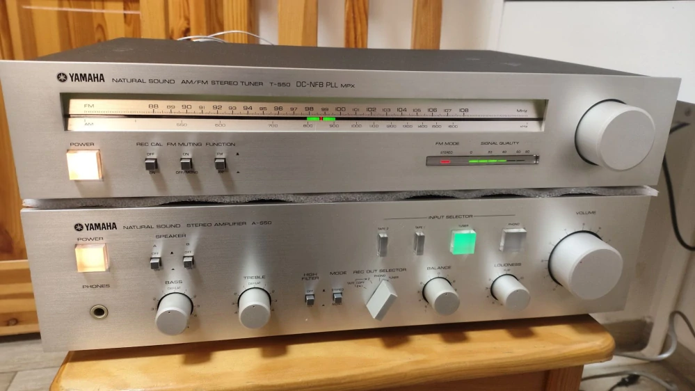 Yamaha A-550 + T-550