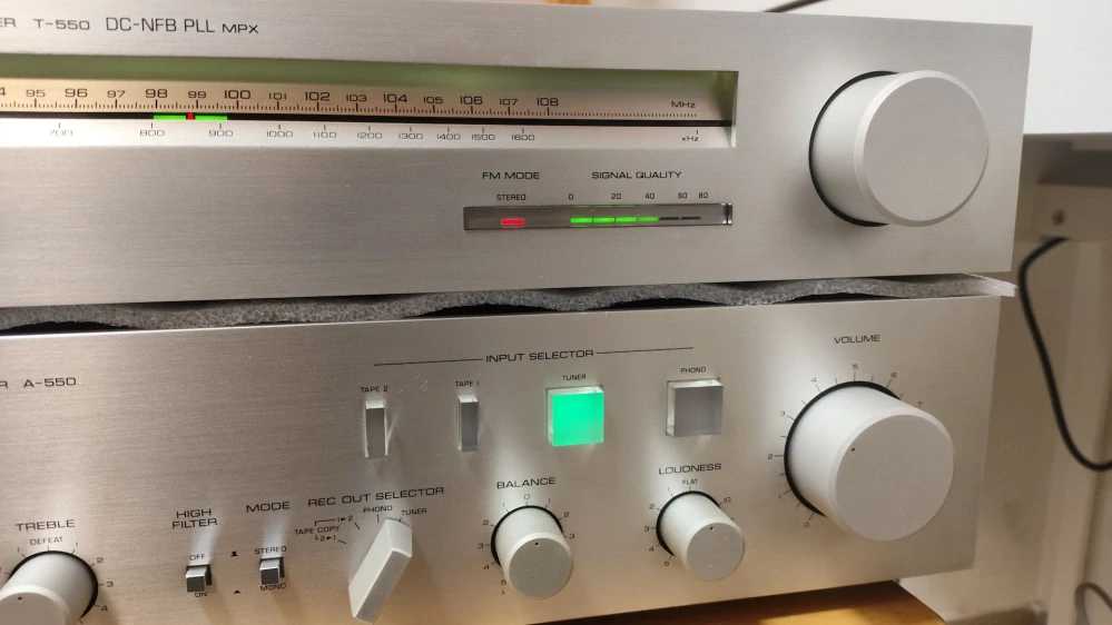 Yamaha A-550 + T-550
