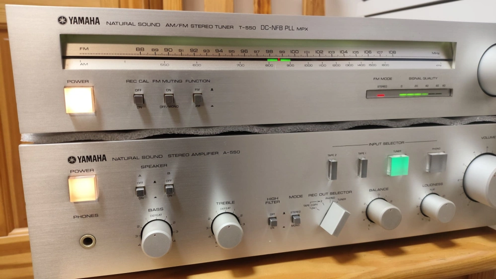 Yamaha A-550 + T-550